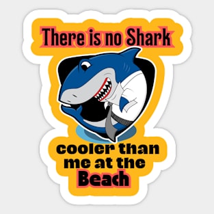 Funny Shark - Summer lover Sticker